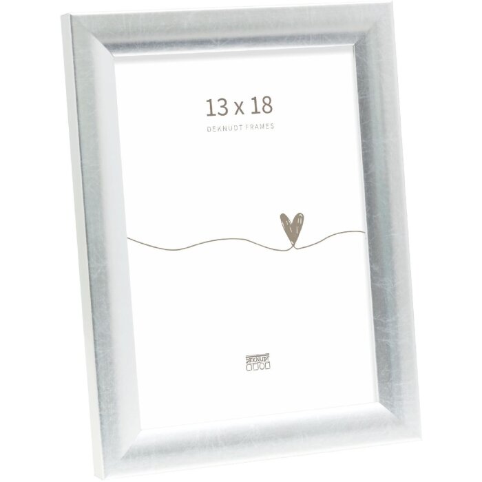 Deknudt S54SD2 Holzrahmen Silberfarbe 13x18 cm