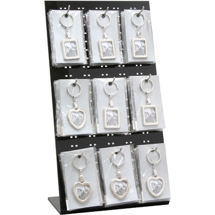 Deknudt S59NB0 Foto-Schlüsselanhänger Metall Silberfarbe