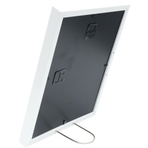 Deknudt S65KK1 Bilderrahmen Weiß Doppeltes Passepartout 13x18 cm