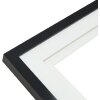 Фоторамка Deknudt S65KK2 черная двойная passe-partout 15x20 см
