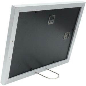 Deknudt S66KD1 рамка серебряная дерево цвет passe-partout 2 фотографии 10x15 см