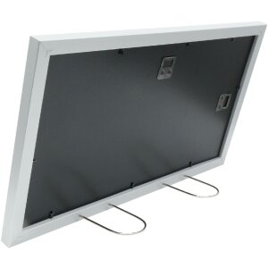 Фоторамка Deknudt S66KD1 серебристая 3 фото 15x20 см с пассатижами