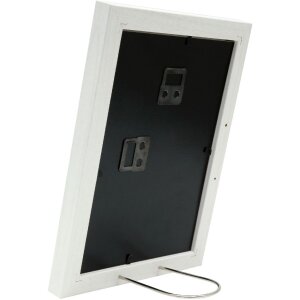 Deknudt S66KF1 Bilderrahmen Weiß mit Passepartout 50x50 cm