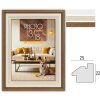 ZEP Bilderrahmen Bologna Creme Braun Weiß MDF 10x15 bis 30x40 cm