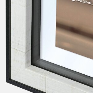 ZEP Bilderrahmen Roma Floatglas und Passepartout 15x20 cm bis 20x30 cm