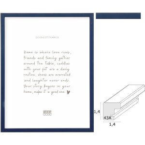Deknudt Rahmen S43AM6 blau 10x15cm bis 30x40cm