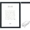Deknudt S47BK2 Rahmen Schwarz 10x15 cm bis 50x70 cm Kunststoff Blockprofil