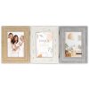 ZEP Imperia Doppelrahmen Rustikal 3 Fotos 10x15 cm und 13x18 cm Vintage-Look