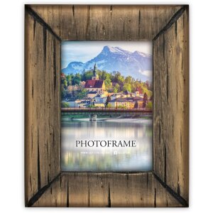 ZEP Hallstatt Holz-Fotorahmen Braun 13x18 cm & 15x20 cm