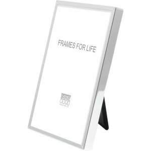 Deknudt S57MS1 Schmaler Metallrahmen Silber Glänzend 13x18 cm