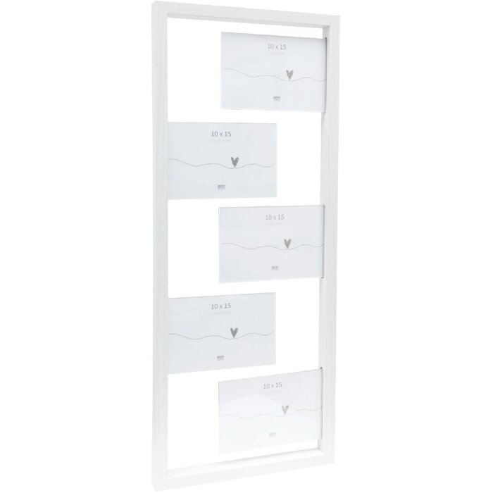Фоторамка Deknudt S68UA1 белая 5 фотографий 10x15 см