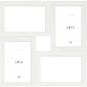 Рамка настенная Deknudt S68UC1 белая для 4 фотографий...