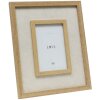 Deknudt S68UE3 Bilderrahmen Naturholz/Beige Leinen 10x15 cm