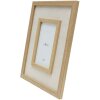 Deknudt S68UE3 Bilderrahmen Naturholz/Beige Leinen 10x15 cm