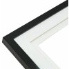 Deknudt S65KK2 Bilderrahmen Schwarz Doppeltes Passepartout 10x15 cm