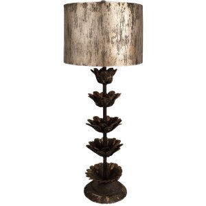 Clayre & Eef 5LMC0038 Tischlampe Antiklook Bronze...