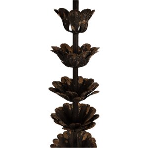 Clayre & Eef 5LMC0038 Tischlampe Antiklook Bronze Ø 30x81 cm E27/max 60W