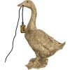 Clayre & Eef 5LMP671 Tischlampe Gans goldfarben 42x23x60 cm E27/max 60W