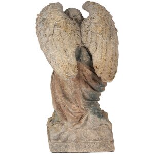 Clayre & Eef 5MG0043 Deko Engel Gebetspose Antik-Look 41x45x65 cm