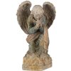 Clayre & Eef 5MG0043 Deko Engel Gebetspose Antik-Look 41x45x65 cm