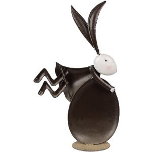 Clayre & Eef 5Y1215 Osterhase Dekofigur Pastellrosa 35x11x56 cm