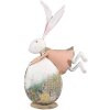 Clayre & Eef 5Y1215 Osterhase Dekofigur Pastellrosa 35x11x56 cm