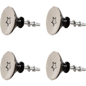 Clayre & Eef 65287 Türknopf Stern Weiß...