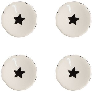 Clayre & Eef 65288 Türknopf Stern-Motiv...
