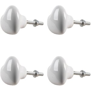 Clayre & Eef 65293 Türknopf Herz Weiß...