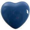 Clayre & Eef 65294 Дверная ручка в форме сердца темно-синего цвета Ø 4x3/6 см Комплект из 4 штук
