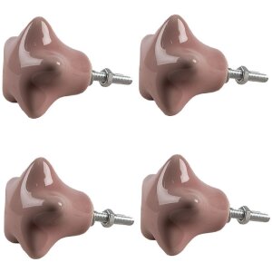 Clayre & Eef 65295 Türknopf Stern Taupe Ø...