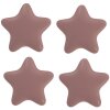 Clayre & Eef 65295 Türknopf Stern Taupe Ø 4x3/6 cm