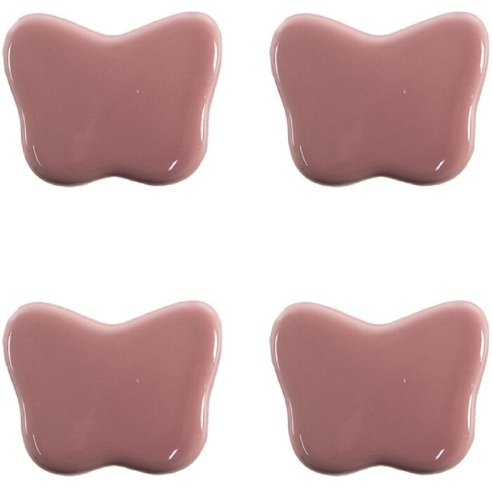 Clayre & Eef 65299 Дверная ручка керамическая античный розовый Ø 4x3/6 см