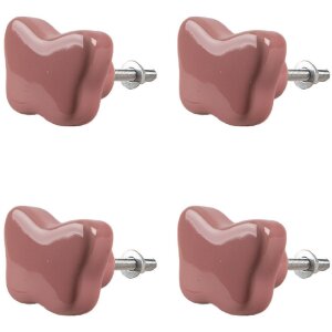 Clayre & Eef 65299 Türknopf Keramik Altrosa...