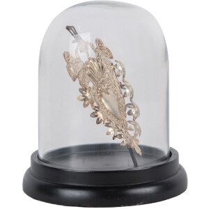 Clayre & Eef 65464 Glasglocke mit Dekoration 13x17 cm