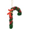 Clayre & Eef 65480 Dekoration Anhänger Zuckerstange Rot Grün 9x2x16 cm