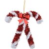 Clayre & Eef 65482 Украшение подвесное Candy Canes красно-белое 16x2x17 см