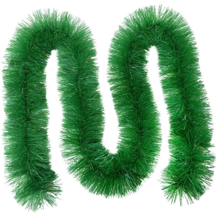 Clayre & Eef 65526 Weihnachtsgirlande Grün 200 cm