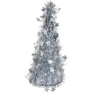 Clayre & Eef 65538M Weihnachtsbaum Dekoration Silber...