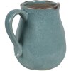 Clayre & Eef 6CE1713BL Dekoration Kanne Blau 17x13x15 cm