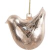 Clayre & Eef 6GL4454 Hängedekoration Vogel Gold 7x4x6 cm