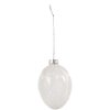 Clayre & Eef 6GL4470 Подвесное украшение для яиц прозрачное Ø 6x9 см