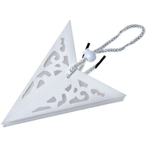 Clayre & Eef 6PA0511S Украшение Звезда белая 30x10x30 см