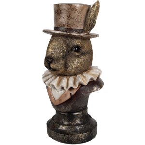 Clayre & Eef 6PR4140 Dekoration Kaninchen 19x16x35 cm...