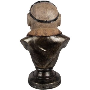 Clayre & Eef 6PR4142 Dekoration Hund Büste 22x18x35 cm Vintage Stil