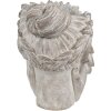 Clayre & Eef 6TE0500 Blumentopf Blumenfrau Grau 27x22x31 cm