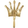 Clayre & Eef 6Y5548 Настенный крючок Crown Gold 11x3x18 см