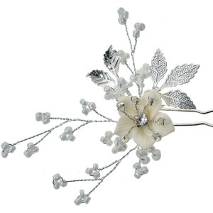 Juleeze JZHC0056 Haarnadel Silberfarben 6x1x12 cm