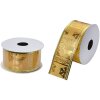Clayre & Eef LI0127 Schleife Goldfarbig 3.8 cm x 2.7 m Landhausstil