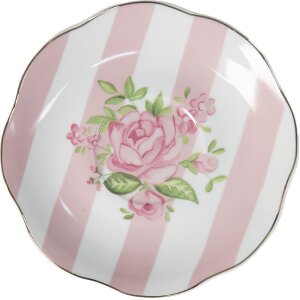 Кофейная чашка Clayre & Eef SWRKS с блюдцем 12x9x6 см 200 мл